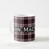 Schotse Clan MacPherson Tartan Koffiemok (Voorkant links)