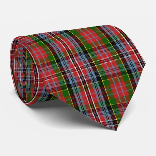Schotse Clan MacPherson Tartan Plaid Stropdas (Opgerold)