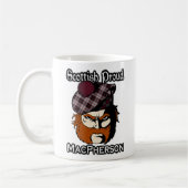 Schotse Clan MacPherson Tartan Schots Koffiemok (Links)