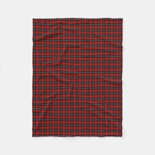 Schotse Clan Marjoribanks Classic Tartan Fleece Deken (Voorkant)
