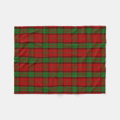 Schotse Clan Maxwell Tartan Plaid Fleece Deken (Voorkant (Horizontaal))