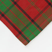 Schotse Clan Maxwell Tartan Plaid Fleece Deken (Hoek)