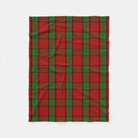 Schotse Clan Maxwell Tartan Plaid Fleece Deken (Voorkant)