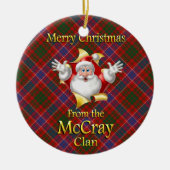 Schotse Clan McCray Kerst Ornament (Voorkant)