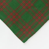 Schotse Clan Menzies Rood Groen Classic Tartan Fleece Deken (Hoek)
