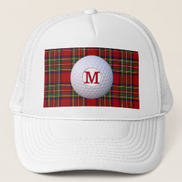 Schotse Clan-monogram Royal Stewart Tartan Plaid Trucker Pet