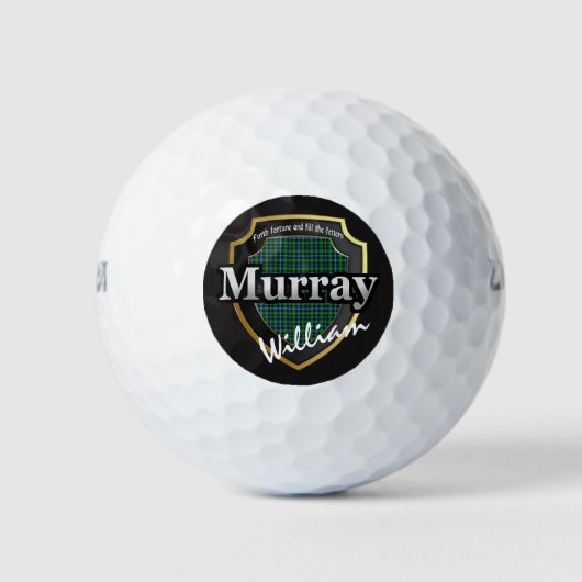 Schotse Clan Murray personaliseert Jouw naam Golfballen (Voorkant)