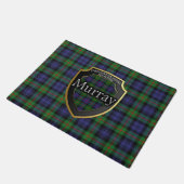 Schotse Clan Murray Tartan Shield Welcome Mat (Schuin)