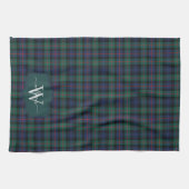 Schotse Clan Murray van Atholl Tartan Monogram Theedoek (Horizontaal)