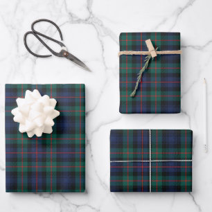 Schotse Clan Murray van Atholl Tartan Plaid Inpakpapier Vel