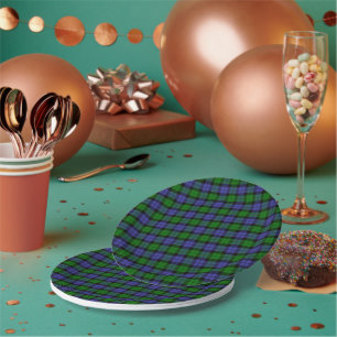 Schotse Clan Plaid Papieren Bordje