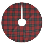 Schotse Clan Ramsay Ramsey Rood Zwart Tartan Kerstboom Rok (Voorkant)