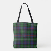 Schotse Clan Roos Hunting Tartan Plaid Tote Bag (Achterkant)