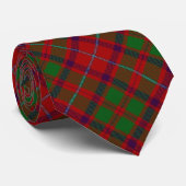 Schotse clan Shaw Letter S Monogram Red Tartan Stropdas (Opgerold)