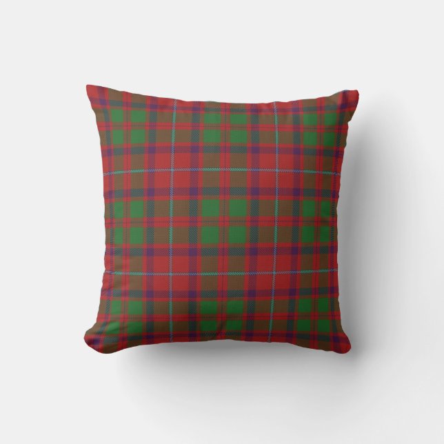 Schotse Clan Shaw Tartan Buitenkussen (Voorkant)