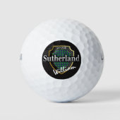 Schotse Clan Sutherland personaliseren Jouw naam Golfballen (Voorkant)