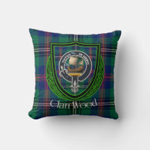 Schotse Clan Tartan & Wapen van Wood