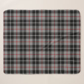 Schotse Clan Thompson Tartan Plaid Sherpa Deken (Voorkant (horizontaal))