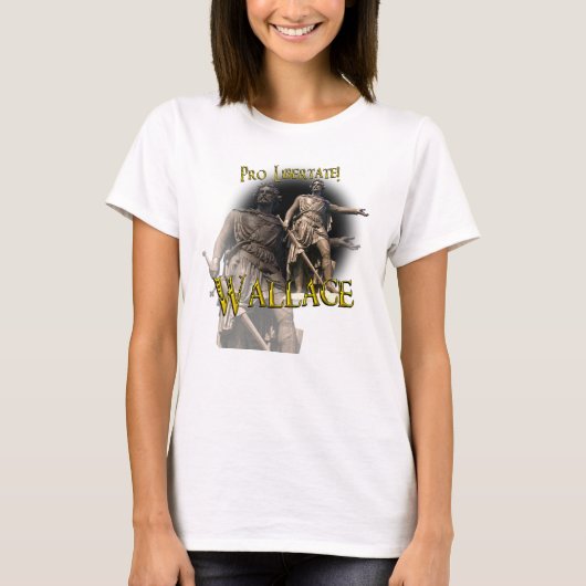 Schotse Clan Wallace Pro Libertate T-shirt (Voorkant)