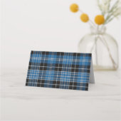 Schotse Clark Tartan bruiloft Plaatskaartje (Achterkant)
