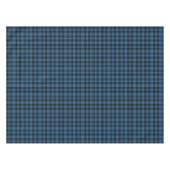 Schotse Clergy Blauw en Zwarte Tartan Tafelkleed (Voorkant (Horizontaal))