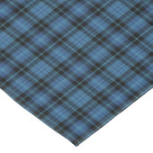 Schotse Clergy Blauw en Zwarte Tartan Tafelkleed (Gekanteld)