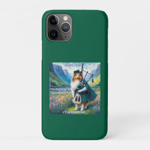 Schotse Collie Serenade – Doedelzakken & Schotse G Case-Mate iPhone Case