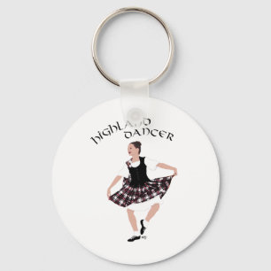 Schotse Country Danser Sleutelhanger