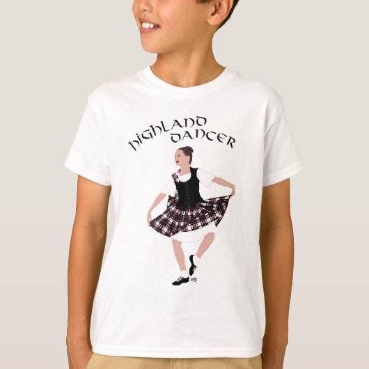 Schotse Country Danser T-shirt (Voorkant)