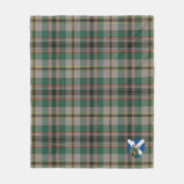 Schotse Craig Oude Tartan Plaid Fleece Deken (Voorkant)