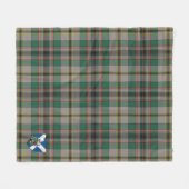 Schotse Craig Oude Tartan Plaid Fleece Deken (Voorkant (Horizontaal))