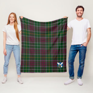 Schotse Crosbie Tartan Schotlandse ruit Fleece Deken
