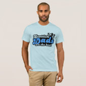 Schotse dads zijn de beste t-shirt (Voorkant volledig)