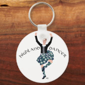 Schotse Danser Highland Fling Sleutelhanger (Voorkant)
