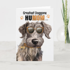 Schotse Deerhound Dog Greatest HuMOM Moederdag Feestdagen Kaart