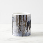 Schotse Deerhound Laat het sneeuwen Kerstmis Koffiemok (Center)