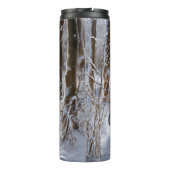 Schotse Deerhound Laat het sneeuwen Kerstmis Thermosbeker (Achterkant)