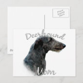 Schotse Deerhound Moeder 2 Briefkaart (Voorkant / Achterkant)