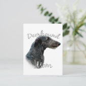 Schotse Deerhound Moeder 2 Briefkaart (Staand voorkant)