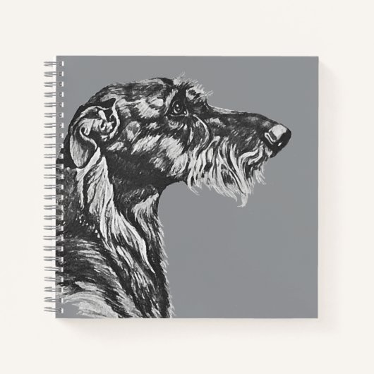 Schotse Deerhound Notitieboek (Voorkant)