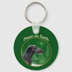 Schotse Deerhound Peace Sleutelhanger