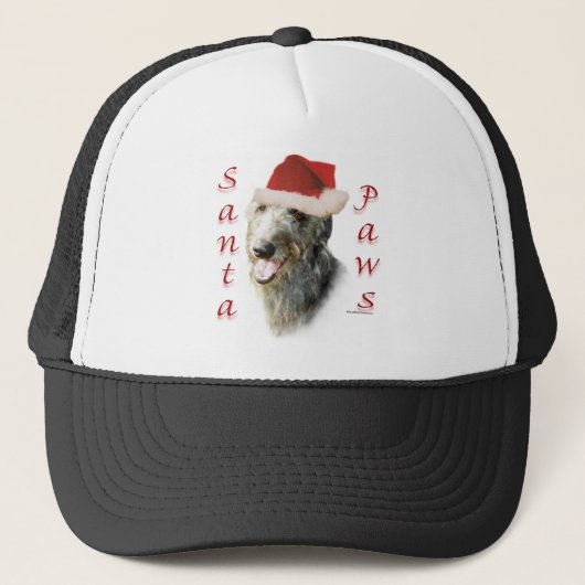 Schotse Deerhound Santa Paws Trucker Pet (Voorkant)