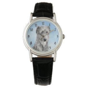 Schotse Deerhound-schilderij - Cute originele hond Horloge