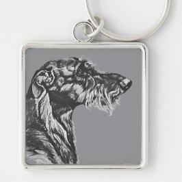 Schotse Deerhound Sleutelhanger