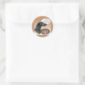 Schotse Deerhound Turkije Ronde Sticker (Tas)