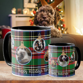 Schotse Delight Tartan FOTO Kerstmis Persoonlijk G Mok