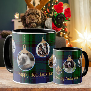 Schotse Delight Tartan FOTO Kerstmis Persoonlijk G Mok