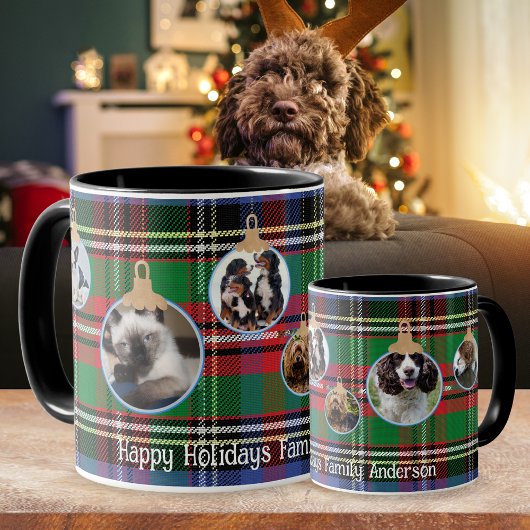 Schotse Delight Tartan FOTO Kerstmis Persoonlijk G Mok