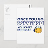 Schotse Design Briefkaart (Voorkant / Achterkant)