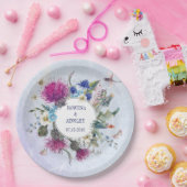 Schotse distel bloemenbruiloft papieren Borden Papieren Bordje (Feest)